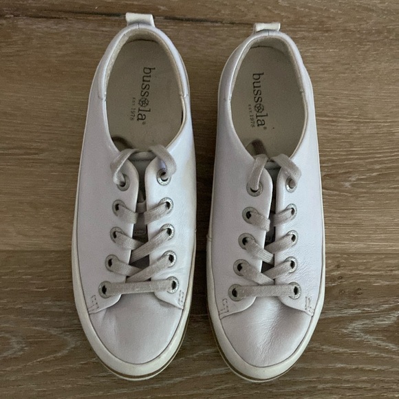 Bussola/ Anthropologie Koln/Karen Silk Vapor Lace up Dressier Sneakers - Picture 3 of 13